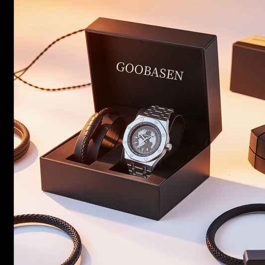 Executive Mens watch ( Glowing ) + free bracelet