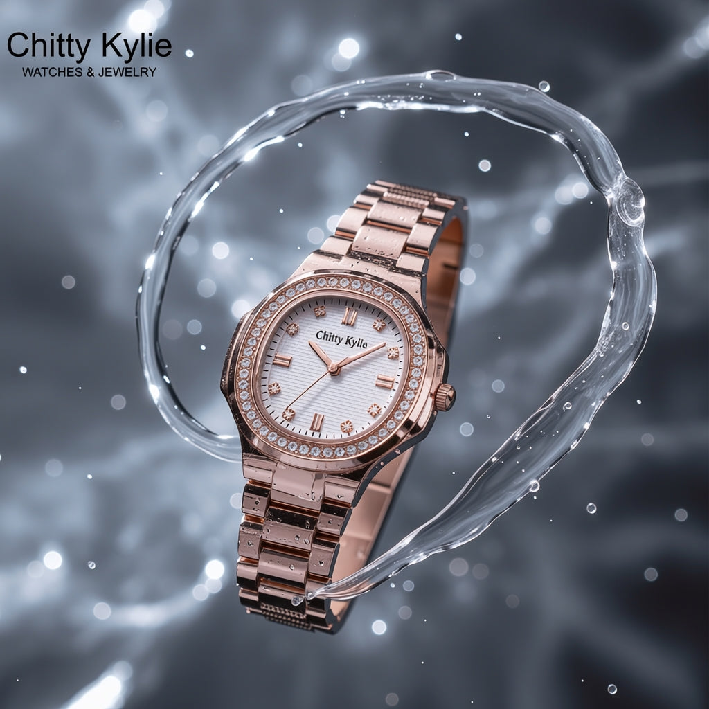 Rose Gold Luxe Watch (Chitty Kylie Quality)
