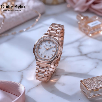 Rose Gold Luxe Watch (Chitty Kylie Quality)