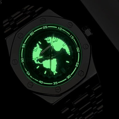 Executive Mens watch ( Glowing ) + free bracelet