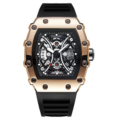 Black Phantom Skeleton Watch (GOOBASEN)