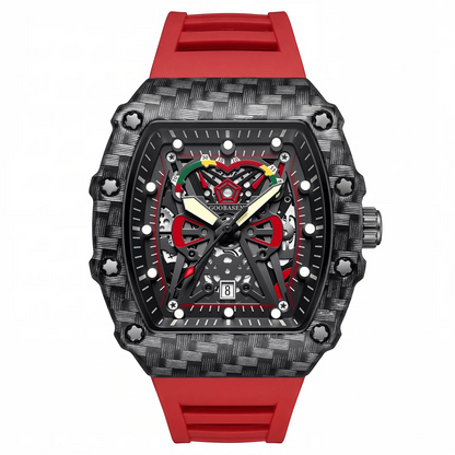 Black Phantom Skeleton Watch (GOOBASEN)